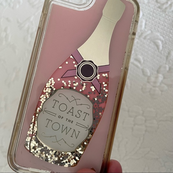 Kate Spade | Champagne Bottle iPhone 8 Case - Picture 2 of 3